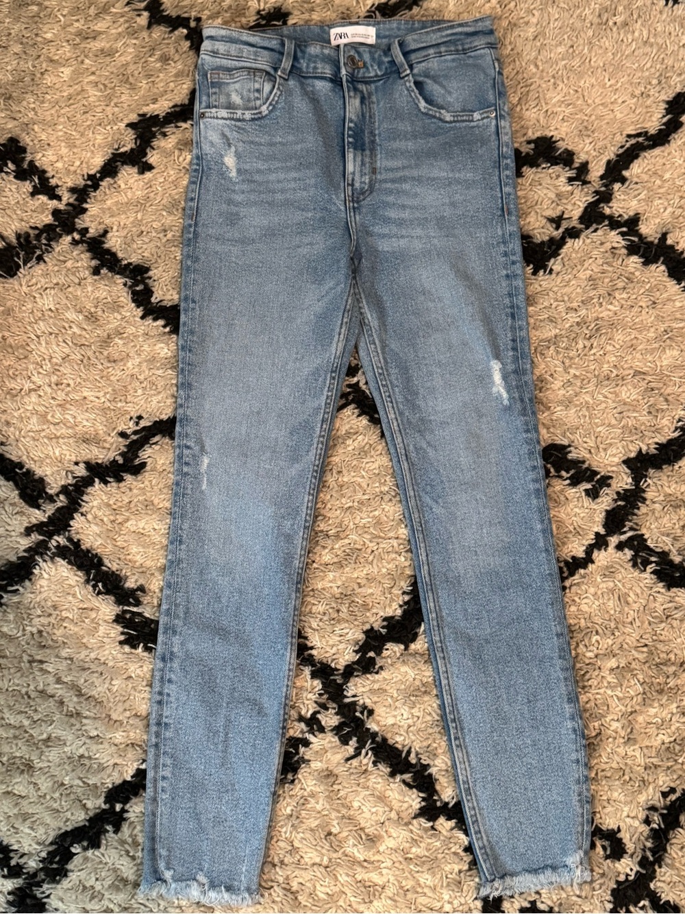 ZARA Light Wash Skinny Jeans